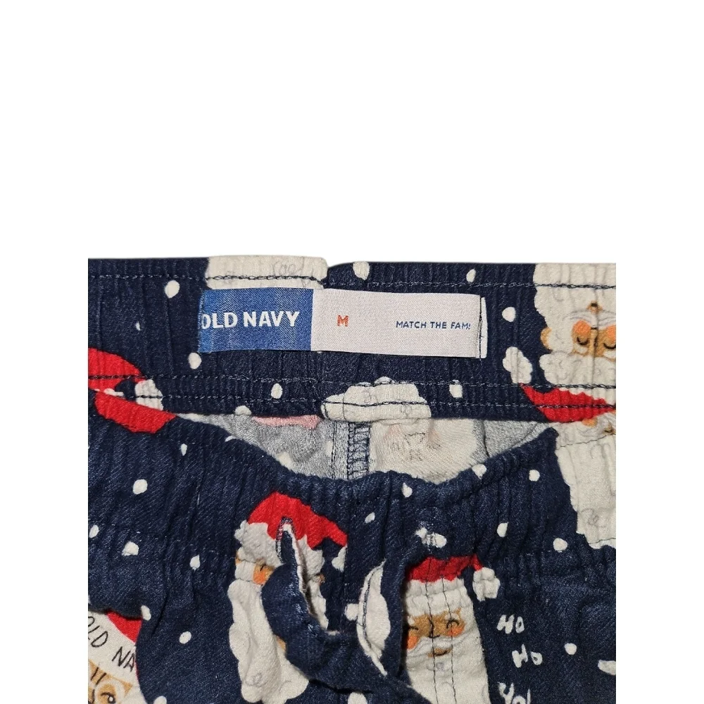 Old Navy Festive Santa Print‎ Pajama Size Medium